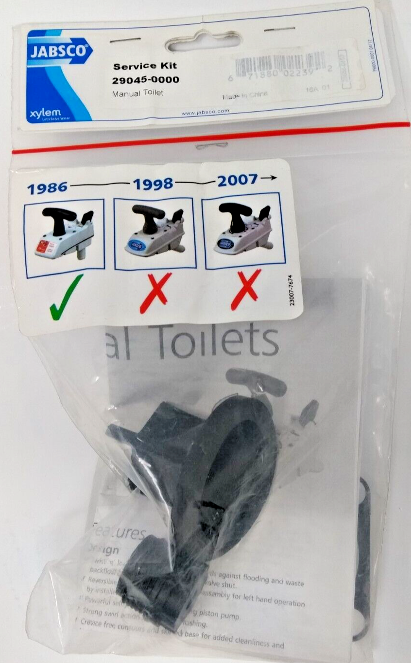 Jabsco 29045 Kit Manutenzione WC Marino Manuale Twist N Lock - Ricambi Per Servizi Nautici - Foto 5