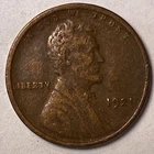 1921 Lincoln Wheat Cent Extremely Fine XF Coin #9811
