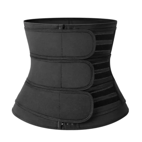 Women's Sports & Fitness Sweat Waist Trainer Body Shaper Tummy Control Belt Gym - Picture 22 of 24