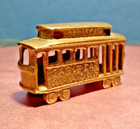 Souvenir San Francisco Brass Paperweight Trolley Powell St Cable Car 2 in Used — photo 2
