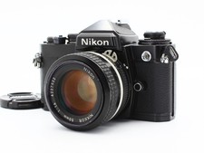 MINT Nikon FE 35mm SLR Film Camera Black w/Ai-s 50mm f/1.4 Lens Tested Japan