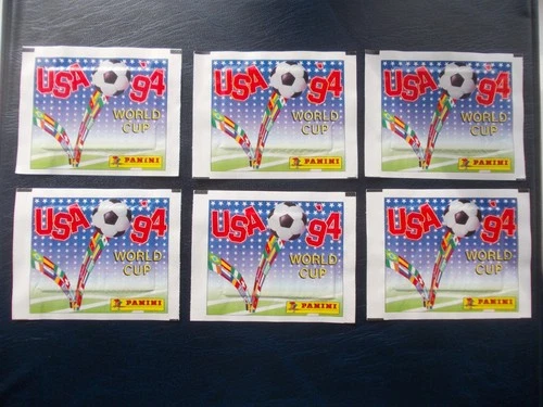 football stickers Panini 1994 World Cup x 6 unopened packets