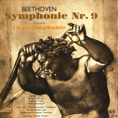 BEETHOVEN Symphony 9 GOEHR Frankfurt RSO GIEBEL HOFFMAN Concert Hall M-2245 NM