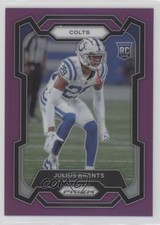 2023 Panini Prizm Rookies Purple Prizm 50/125 Julius Brents #346 0bk4