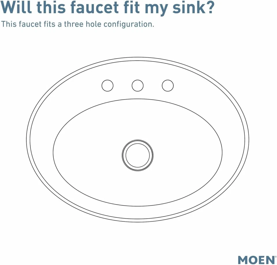 Moen TV6420 Eva Chrome Two-Handle High Arc Widespread Bathroom Sink Faucet - Image 2 of 4