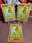 3×-1990 Topps Nolan Ryan, Angeles 5000 Strike Out Card, #3