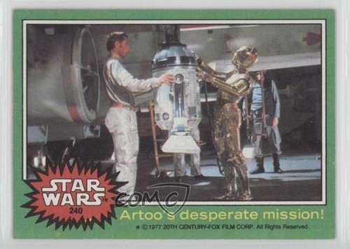 1977 Topps Star Wars #240 Artoo's desperate mission! — Raw