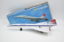 Vintage 1970's Daiya Japan Battery Friction Tin Toy British Airways Concorde Jet