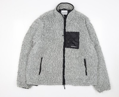 MKI Miyuki Zoku Damen Fleecejacke grau mit Reißverschluss Größe L