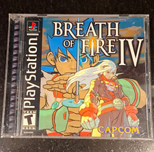 Capcom Breath of Fire IV Sony PlayStation 1, CIB Manual Included
