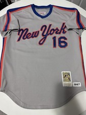 1987 Mitchell & Ness New York Mets Dwight Doc Gooden jersey sz 46 (closer to 44)