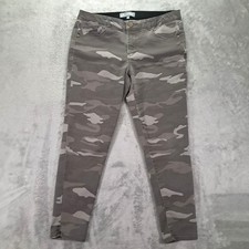 Wit and Wisdom Camo Jean Women 34x26, Tag 12 Skinny Tapered Stretch