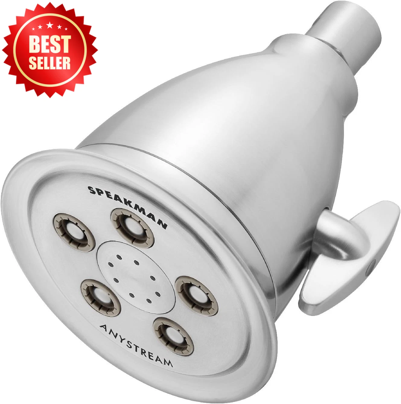 S-2005-HB-BC Anystream High Pressure 2.5 GPM Adjustable Shower Head, Brushed