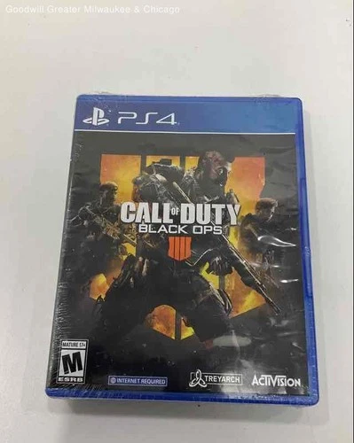Call of Duty Black Ops 4 Sony PS4 w/ Limited Edition Dog Tag New Sealed