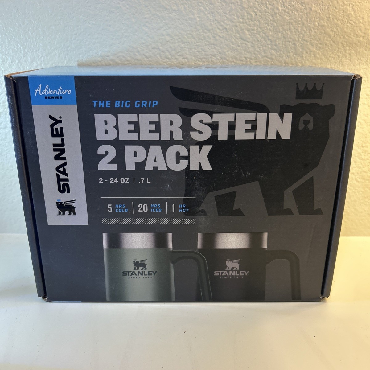 ⚫︎新品STANLEY The Big Grip Beer Stein スタンレー Adventure Big Grip Beer Stein | 24oz Mugs | Stanley