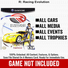 R Racing Evolution 100 Nintendo GameCube Memory Card Save CHEATS