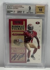 San Francisco 49ers Rookie A.J. Jenkins Signed, Graded, Authenticated