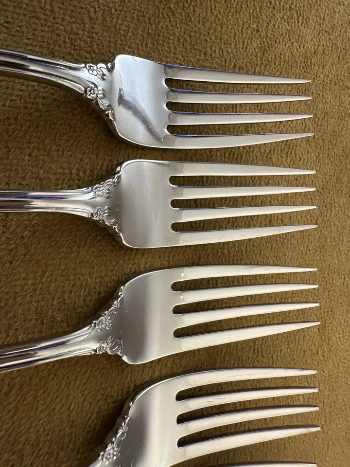 Oneida Dover Cube (8) HORQUILLAS DE CENA reliquia inoxidable - Foto 3 de 4