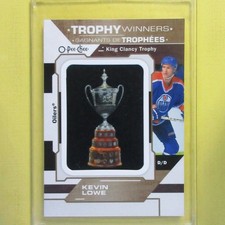 KEVIN LOWE 2021-22 OPC King Clancy Trophy Winner Manufactured Patch #P-5
