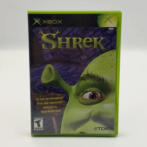 Shrek (Microsoft Xbox, 2001) Complete in Box