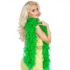 Grass Green Feather Boa 50g Size 180cm
