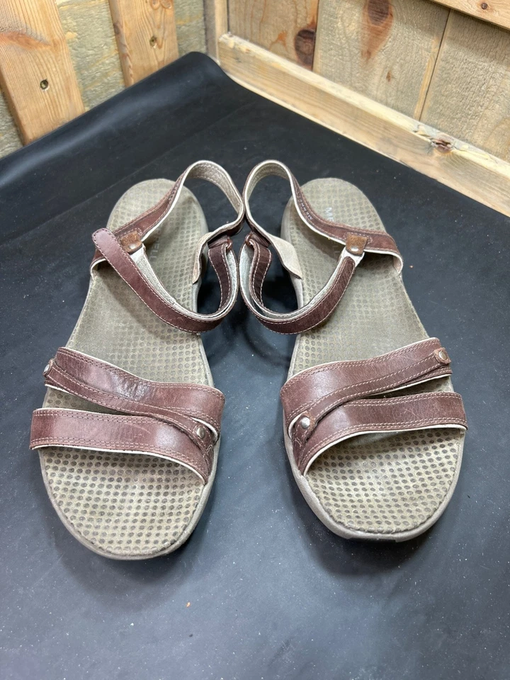 Sandalias Merrell Dahlia Coffee Bean para mujer talla 10 correas ajustables de cuero Foto 3 de 4