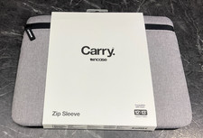 Incase 13 Inch Laptop Carry Zip Sleeve Cement Grey INOM100675-CMG