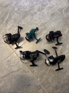 Vintage DAM Quick 330N Spinning Fishing Reel West Germany Olympic LG-DX Silstar