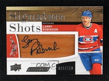 2018-19 Upper Deck Engrained Signature Shots 29/150 Larry Robinson Auto HOF 2d8