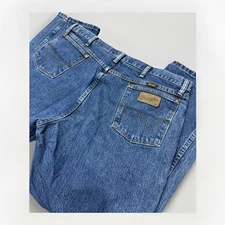 WRANGLER JEANS George Strait Cowboy Cut Men’s 40 x 30 Bootcut Denim Blue Medium