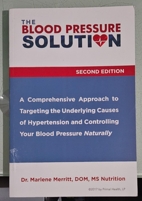 #ad #ad marlene merritt THE BLOOD PRESSURE SOLUTION second edition 2e $54.93