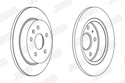 Bremssatz (2 Bremsscheiben) JURID 562461JC OPEL INSIGNIA 2.0 CDTI (68)