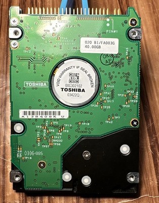 Toshiba MK4019GAX HDD2171 F ZE01 T 40gb Hard Drive Compaq 284759