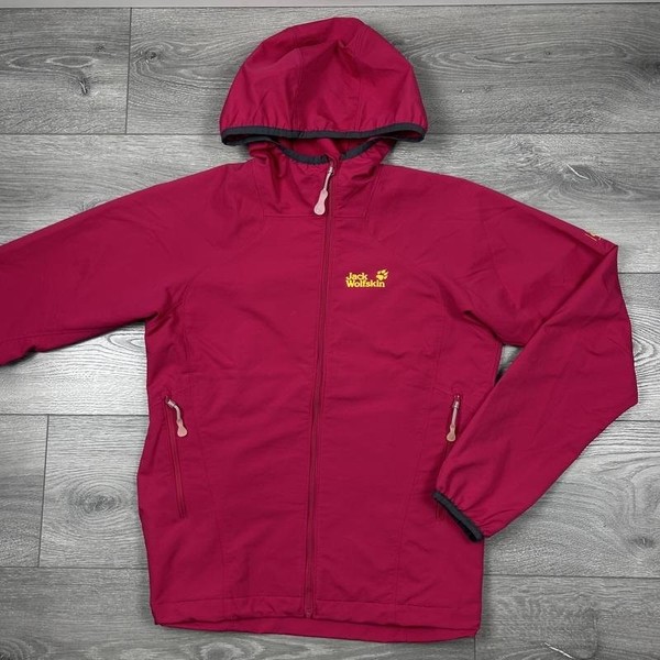 Women Jack Wolfskin Jacket Red 38 / M / 46 #9FVP