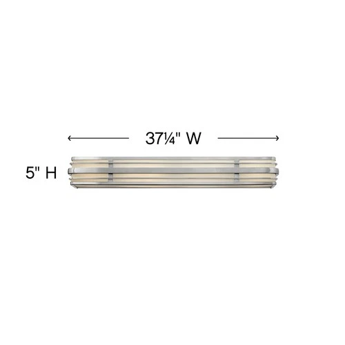 Hinkley Lighting 5236 Winton 6 Light 37"W Bathroom Bath Bar - Chrome - Picture 5 of 5