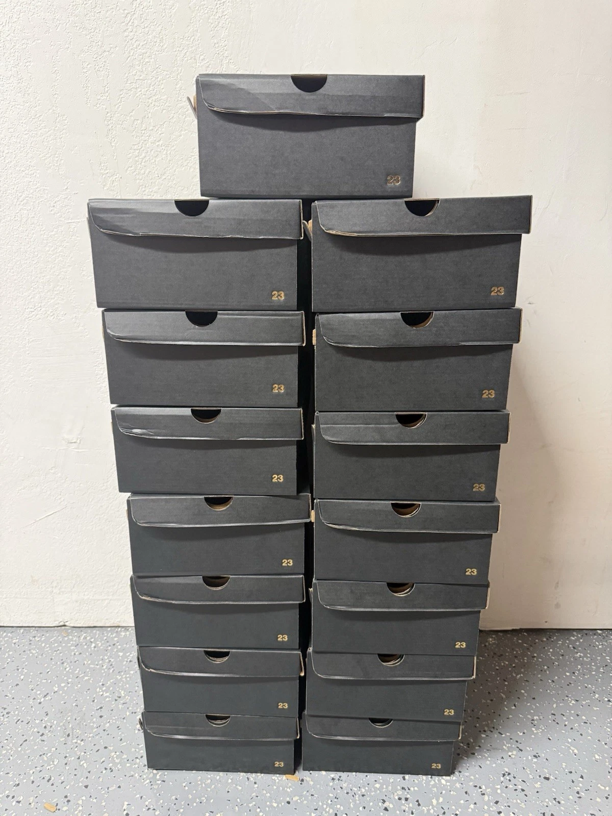 Empty Jordan Shoe Boxes lot (Size 8-12) - 15 Boxes Per Order 13x9x5 (inches)