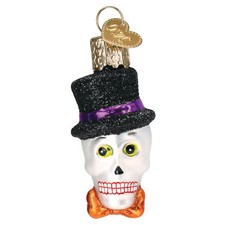 Old World Christmas Mini Top Hat Skeleton Ornament Gumdrops Collection 86758