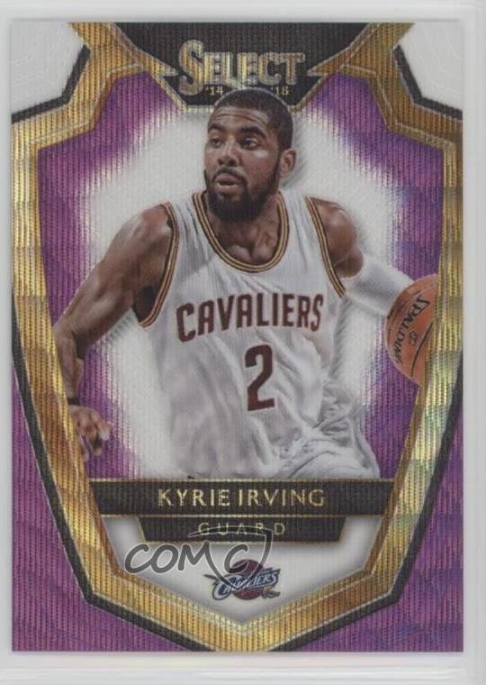 2014-15 Panini Select Premier Level Purple & White Prizm Kyrie Irving #125 04cm