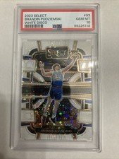 2023 select brandin podziemski Rookie PSA 10 Gem MT White Disco RC