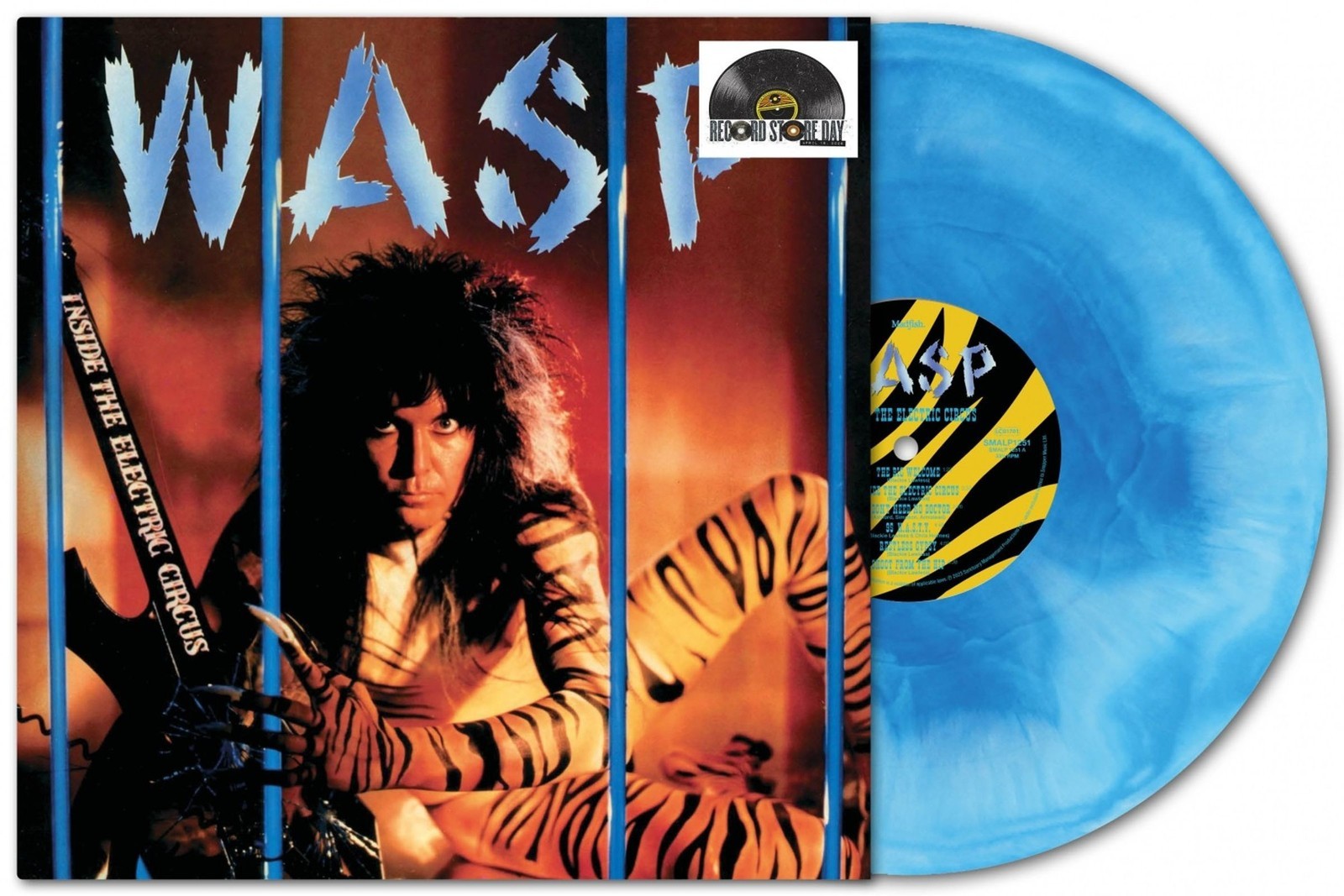 W.A.S.P. Inside The Electric Circus Vinyl LP (Electric Blue) RSD 2026 NEW SEALED