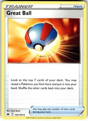 Great Ball 132/159 Crown Zenith Uncommon Trainer
