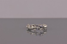 Sterling Silver Wavy Swimming Dimensional Dolphins Solid Band Ring 925 Sz: 7