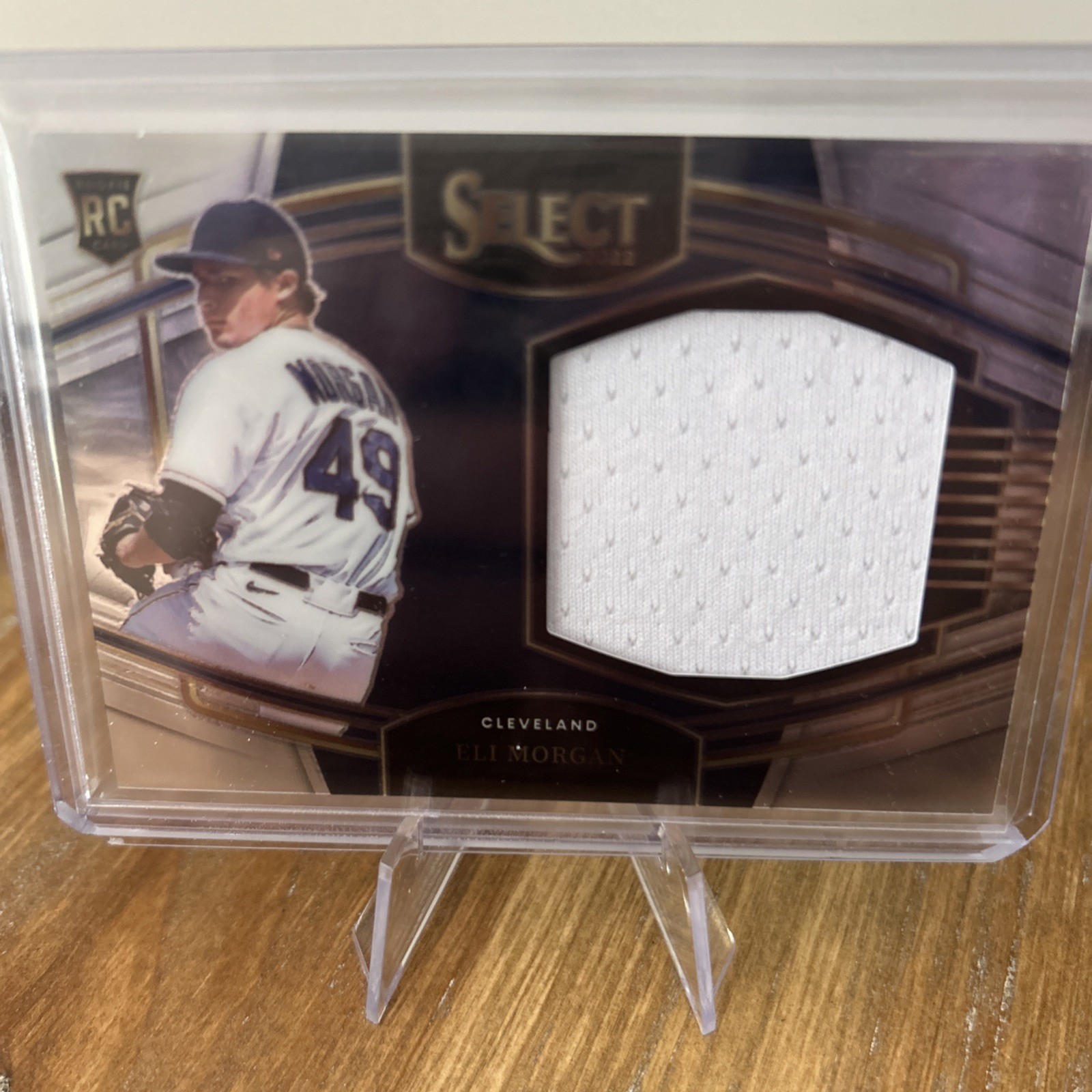 2022 Panini Select Eli Morgan Rookie Jumbo Swatch #RJS-EM Memorabilia RC