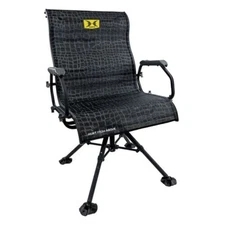 Hawk Big Denali Extra Wide Black XXL Blind Chair with High Backrest.