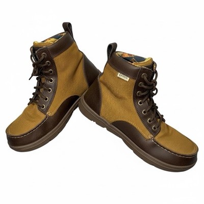 Lems Boulder Boots Unisex Brown Womens Size 8 Mens 6.5 Minimalist Nylon Hiking