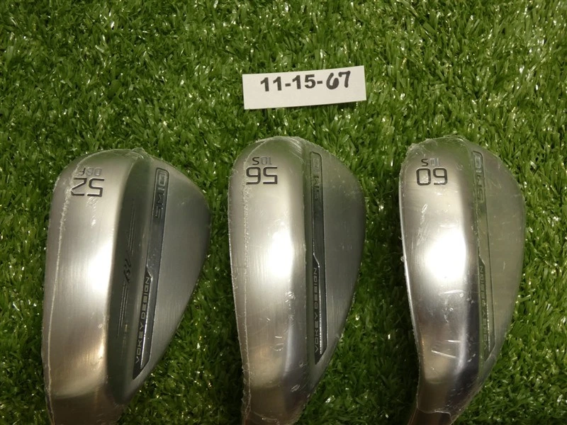 Titleist Vokey SM10 Left Hand 52/56/60* Gap/Sand/Lob Wedge Set DG Steel New - Image 2 of 4
