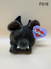 Vintage 1994 Puffkins Ding the Bat Swibco plush wings fangs tagged