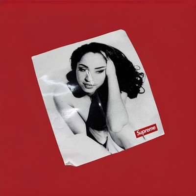 Supreme Sticker Monica Belluci FW18 Red Box Logo Streetwear Hype Limited