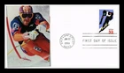 US COVER ALPINE SKIING WINTER SPORTS FIRST DAY ISSUE PASTED ON CACHET