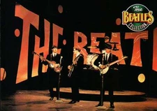 John, Paul, Ringo and NEIL ASPINALL, CBS Studio 50 NYC 1964 Beatles Trading Card